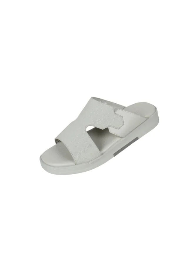 barjeel uno 008-3834 Barjeel Uno Mens Arabic Sandals MSA 149 Light Grey